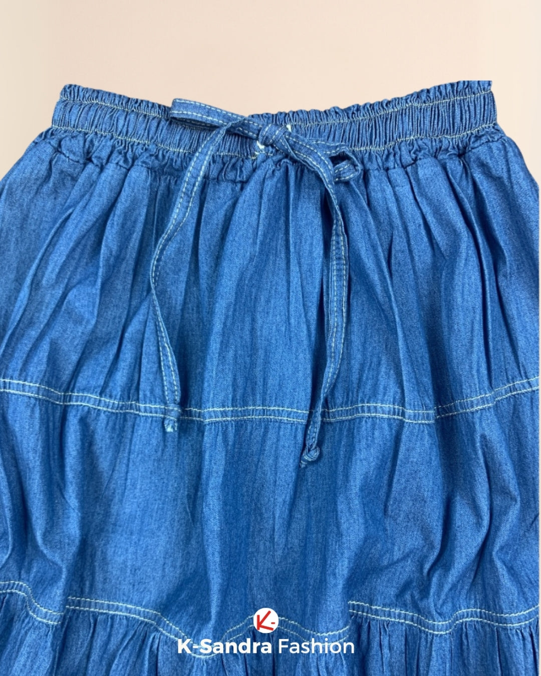 Falda de Mezclilla con Olanes – Movimiento y Estilo