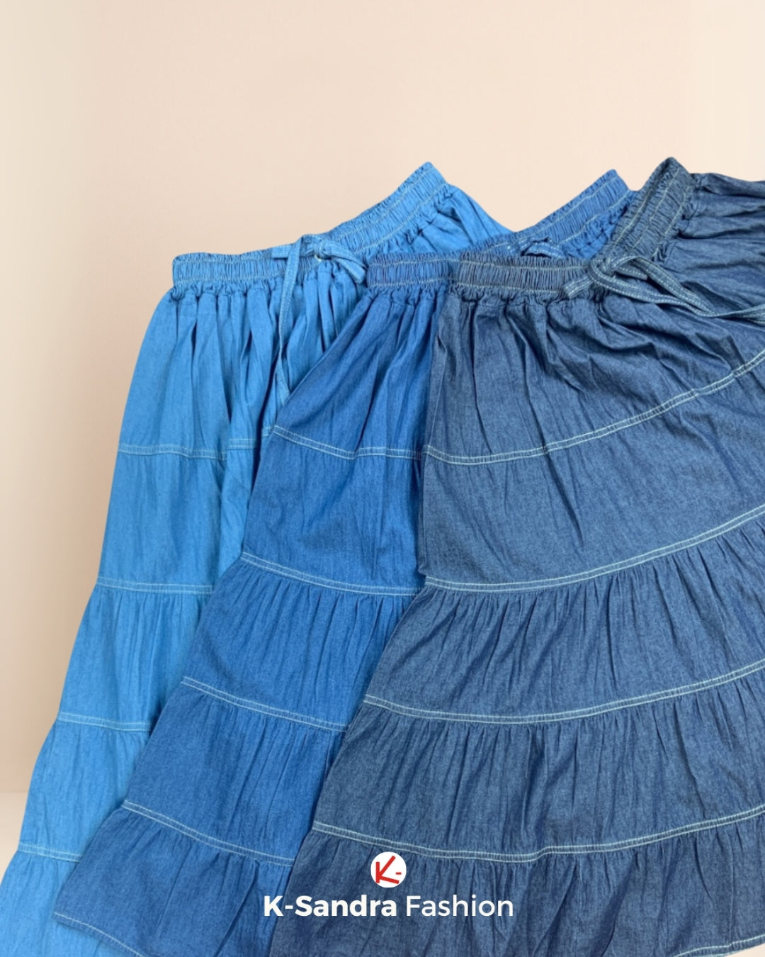 Falda de Mezclilla con Olanes – Movimiento y Estilo
