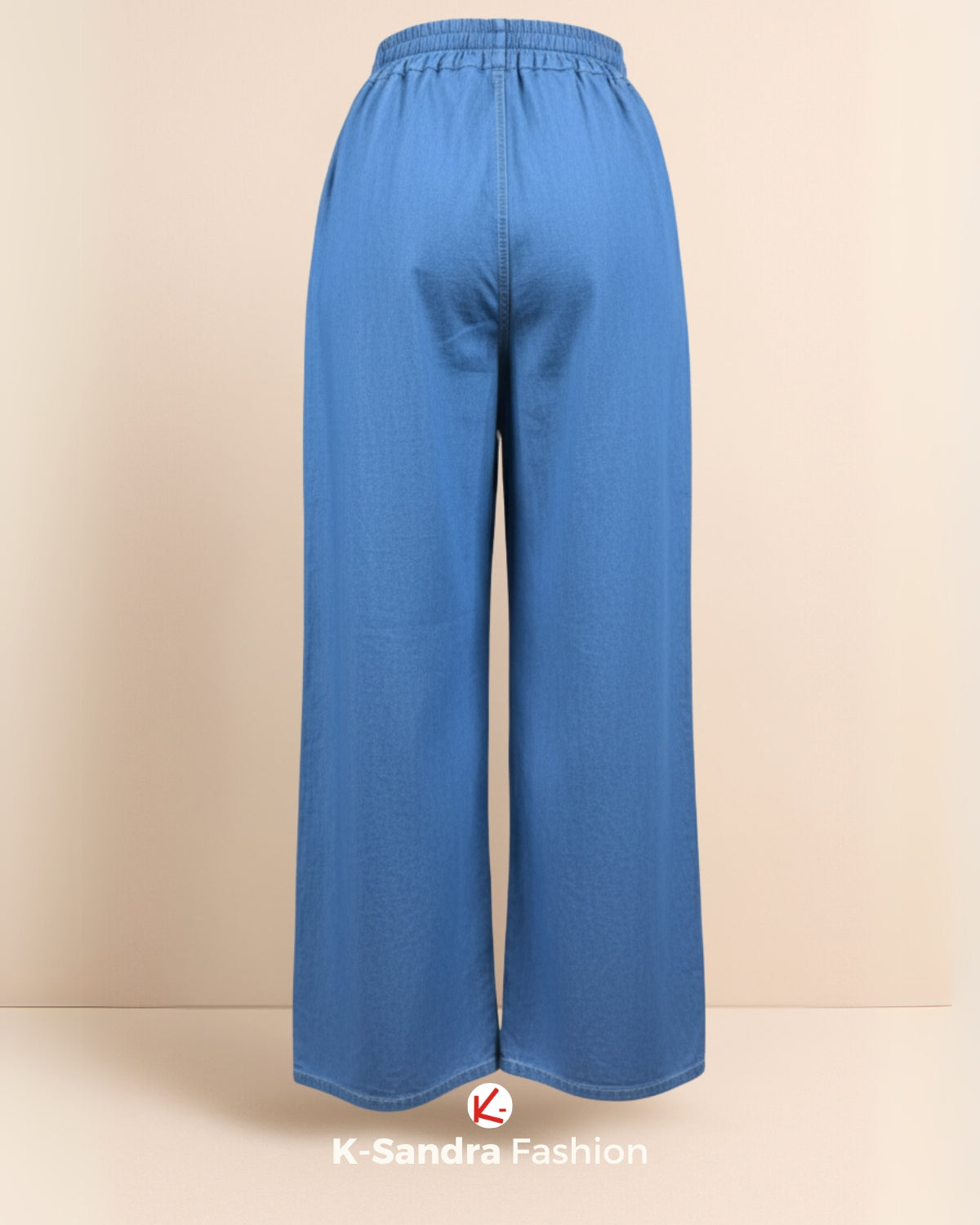 Pantalon de Mezclilla Ancho para Mujer