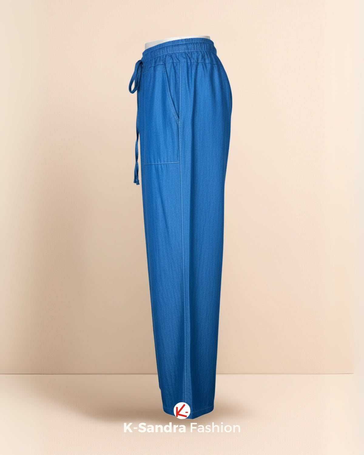 Pantalon de Mezclilla Ancho para Mujer