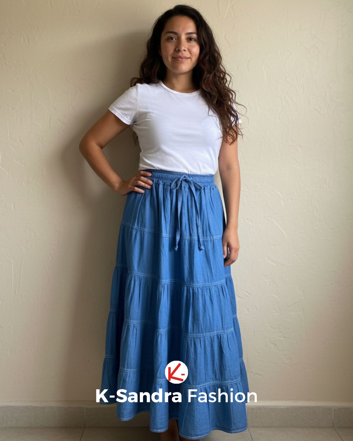 Falda de Mezclilla con Olanes – Movimiento y Estilo