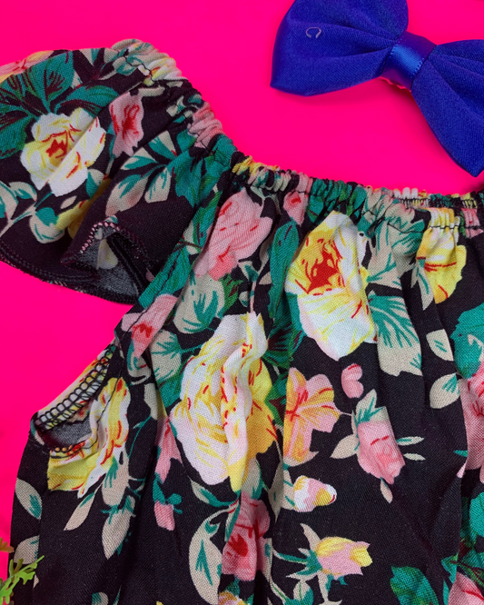 Set de 2 Piezas Primavera Floral – Blusa y Short