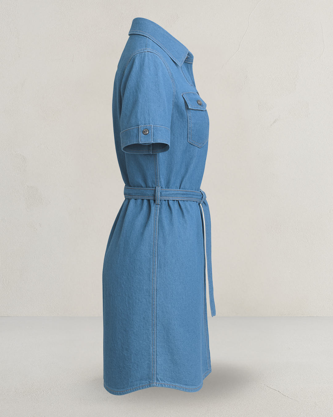 Vestido Camisero de Mezclilla – Estilo y Versatilidad