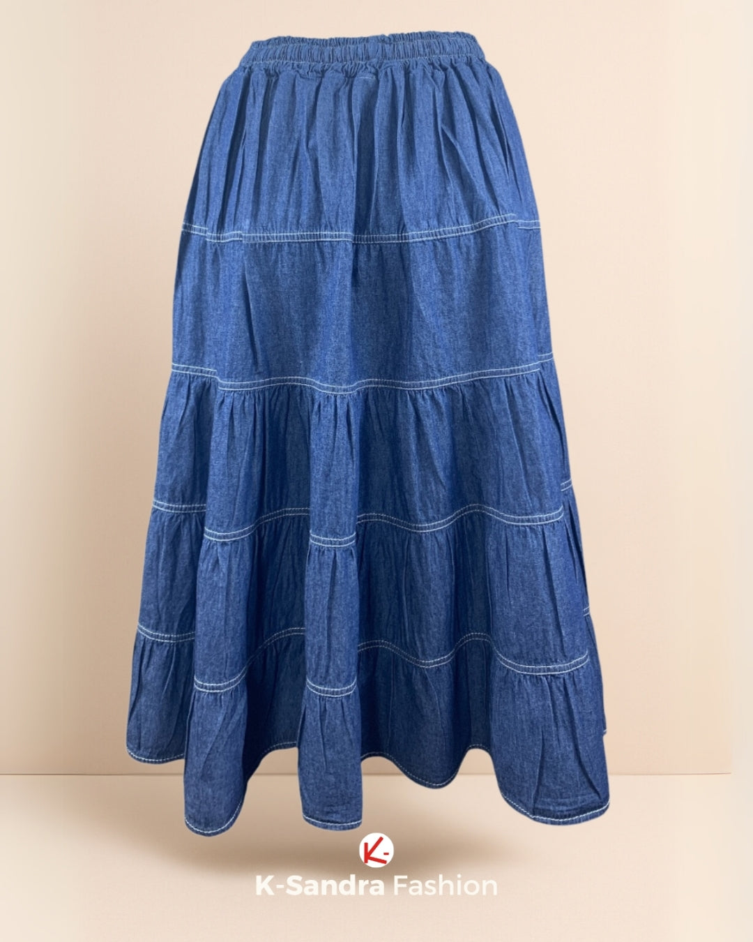 Falda de Mezclilla con Olanes – Movimiento y Estilo