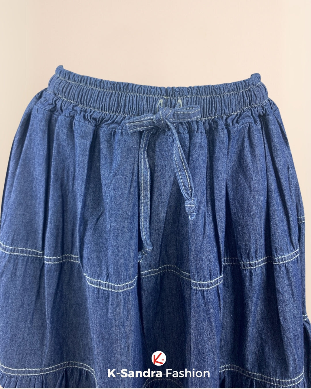 Falda de Mezclilla con Olanes – Movimiento y Estilo