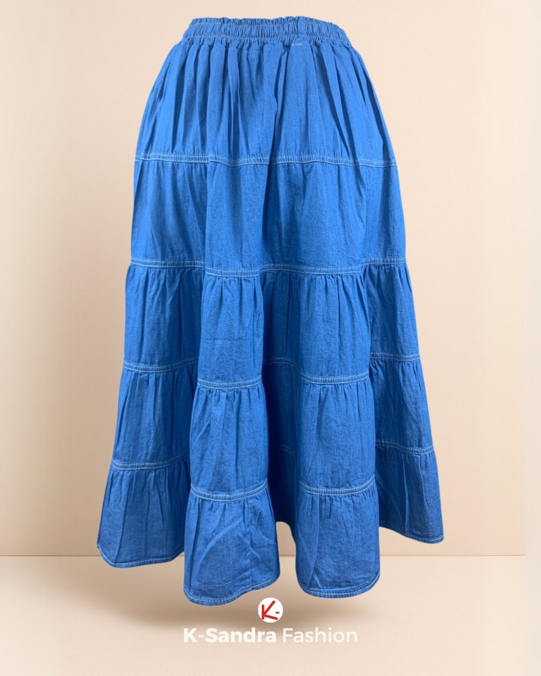 Falda de Mezclilla con Olanes – Movimiento y Estilo