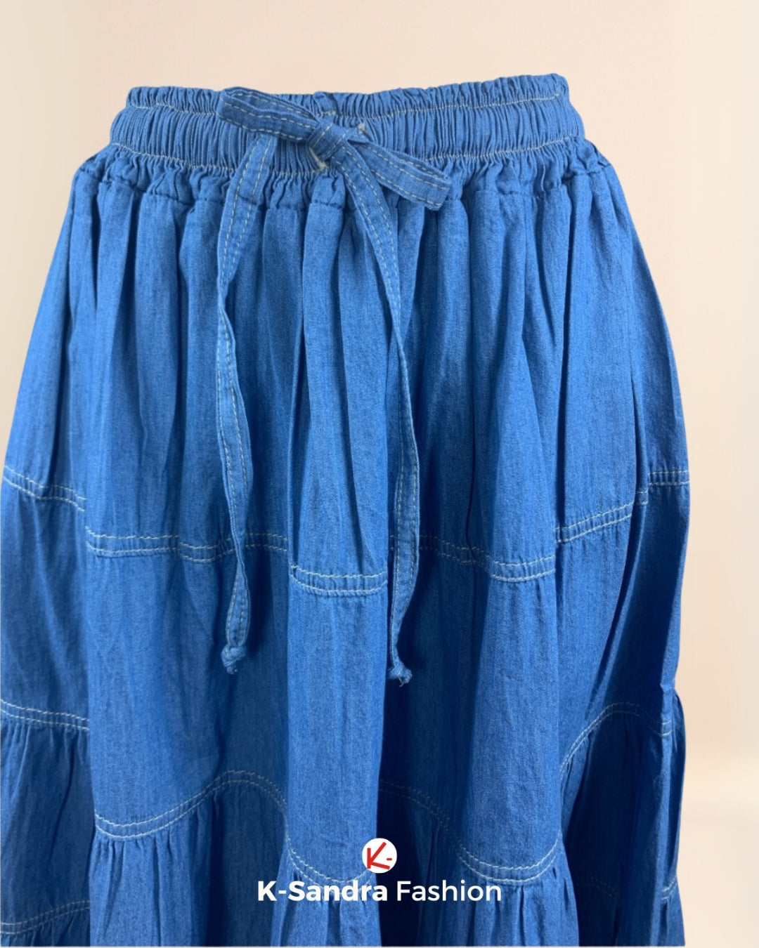 Falda de Mezclilla con Olanes – Movimiento y Estilo