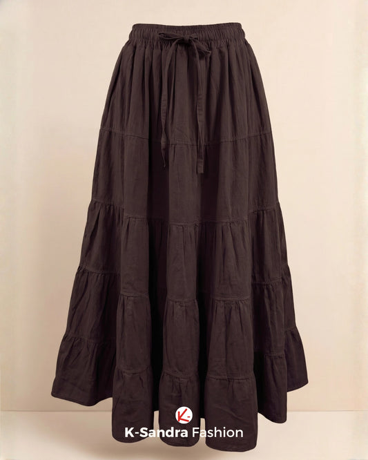Falda de Manta con Olanes - Romance, Movimiento y Frescura Natural