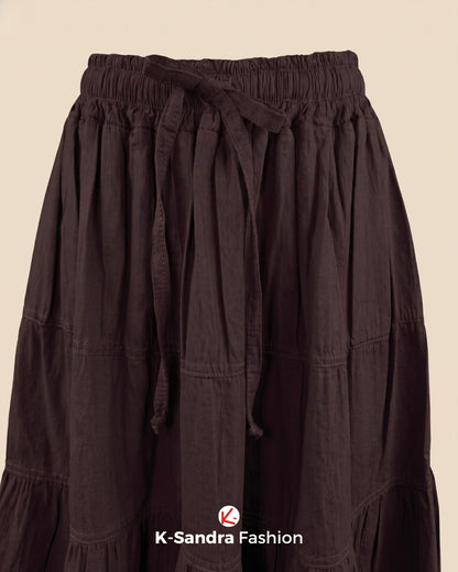 Falda de Manta con Olanes - Romance, Movimiento y Frescura Natural