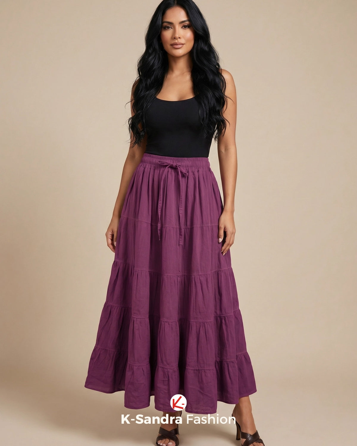 Falda de Manta con Olanes - Romance, Movimiento y Frescura Natural