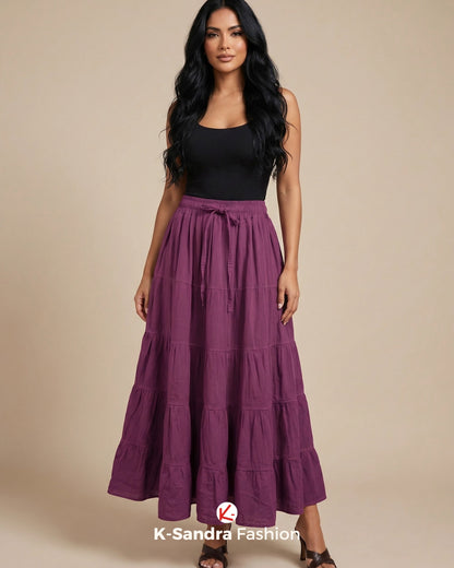 Falda de Manta con Olanes - Romance, Movimiento y Frescura Natural