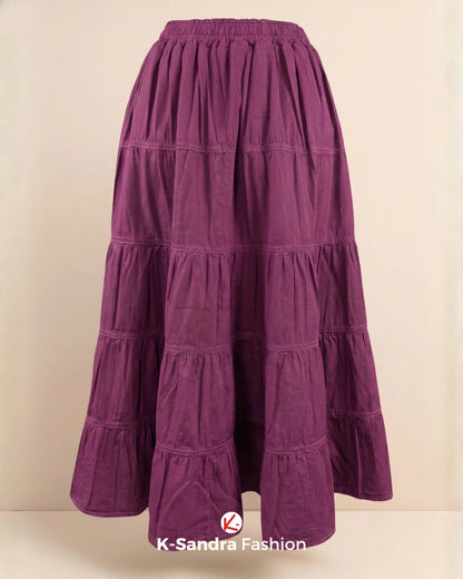 Falda de Manta con Olanes - Romance, Movimiento y Frescura Natural