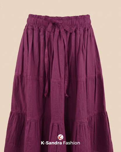 Falda de Manta con Olanes - Romance, Movimiento y Frescura Natural