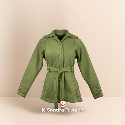 Abrigo Suede Simple
