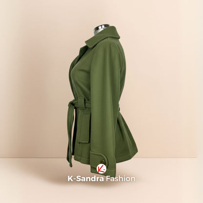 Abrigo Suede Simple