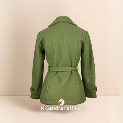 Abrigo Suede Simple