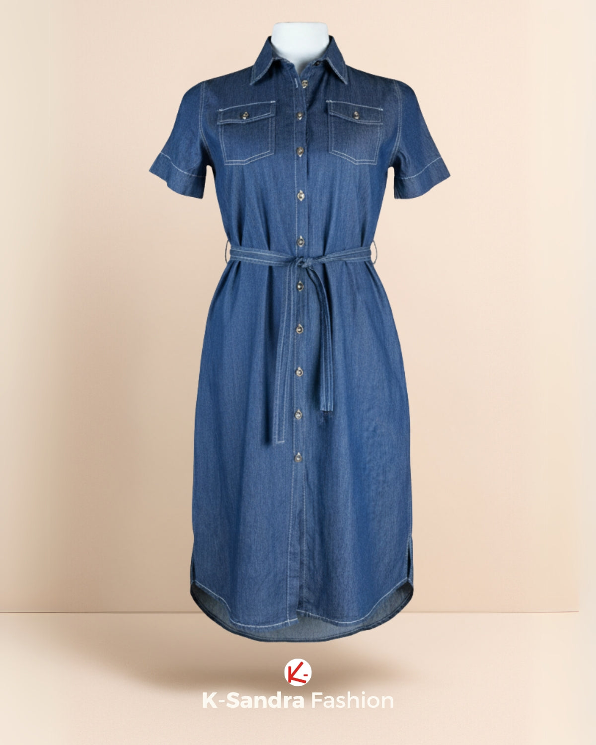 Vestido Camisero de Mezclilla – Estilo y Versatilidad