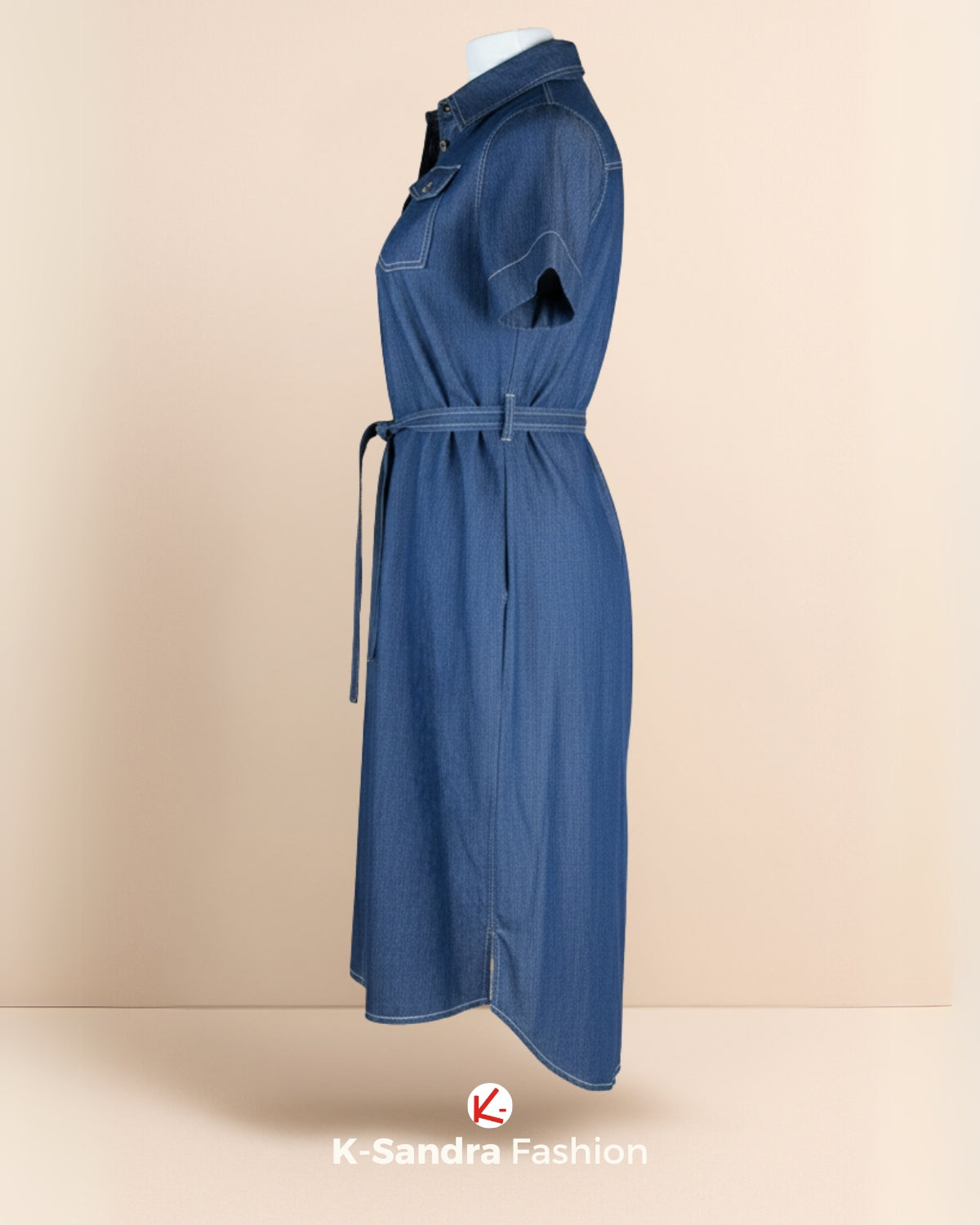Vestido Camisero de Mezclilla – Estilo y Versatilidad