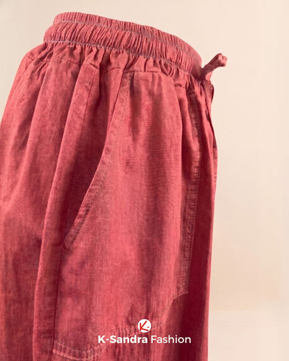 Falda de Manta con Botones – Frescura y Estilo Natural