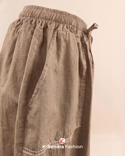 Falda de Manta con Botones – Frescura y Estilo Natural