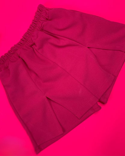 Conjunto para niña 2 piezas – Blusa Capibara y Falda-Short